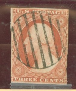 United States #10 Used Single (Fancy Cancel)