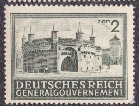 Poland German Occupation N100 1942 MNH