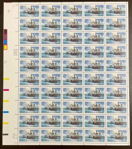 2805 Columbus Landing in Puerto Rico MNH 29 c Sheet of 50  FV $14.50  1993