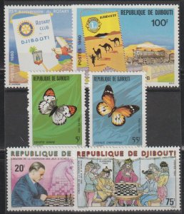 Djibouti SC  509-514 Mint Never Hinged