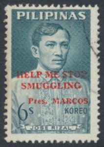 Philippines SC# 946 Used Rizal Smuggling  see details & scans