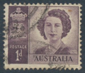 Australia SC# 215  SG 222a  Used  no wmk  see details & scans