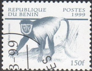 Benin 1112 - Cto - 150fr Colobus Monkey (1999) (cv $0.55) (1)