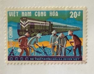 South Vietnam 1968 Scott 342 used - 20d, Re-opening of Trans-Vietnam Railway
