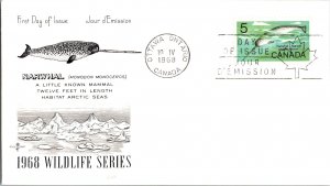 Canada, Worldwide First Day Cover, Marine Life