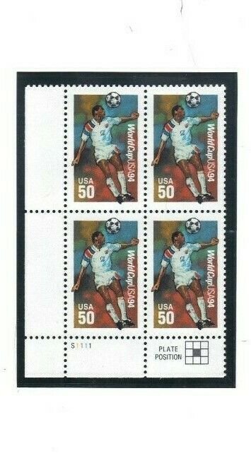 US Scott #2836 Plate Block Fine/Very Fine MNH Cat. value $4.00          #319x