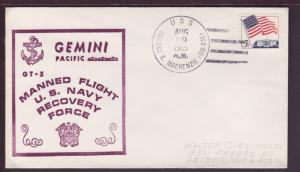 Gemini 5 Recovery Aug 29,1965 U.S.S. Mackenzie Cover 