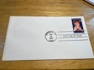 FDC of 1990 Marianne Moore stamp Scott number 2449