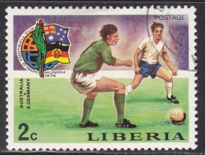 Liberia 676 World Cup Soccer 1974