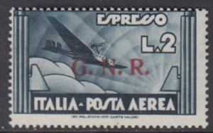 Italy - RSI A125 VR II° Tipo Cv 2100$ Sollani Certificate MNH** (Social Rep) R+