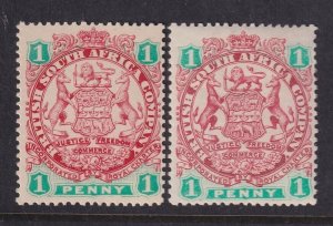 Rhodesia, Scott 27-27a (SG 29, 42), MLH