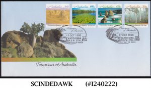 AUSTRALIA - 1988 PANORAMA OF AUSTRALIA - 4V - FDC