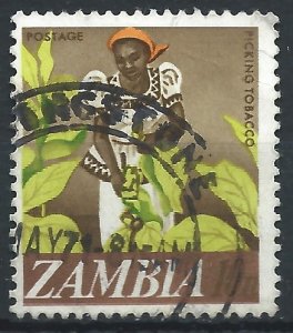 Zambia 1968 - 10n Decimal Definitive - SG134 used