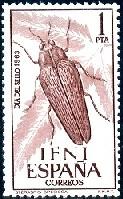 Insect, Beetle, Steraspis Speciosa, IFNI stamp SC#118 MNH