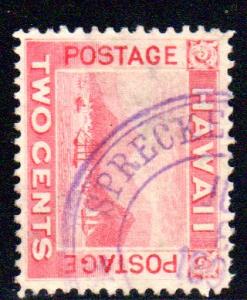 Hawaii #81, Sprecklesville 281.011 CDS dated 8 July 1899