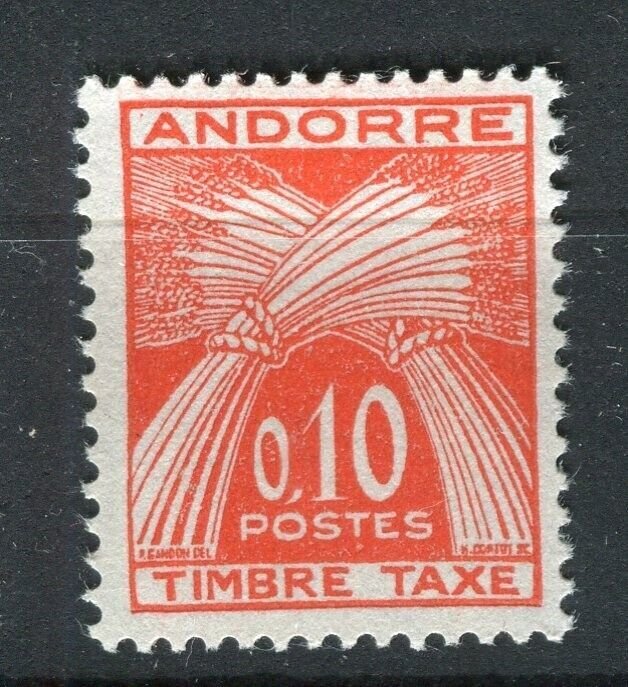 ANDORA; 1940s early Postage Due issue MINT MNH unmounted 10c. value