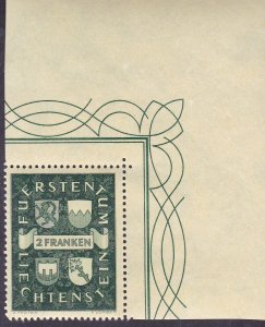 Liechtenstein 1939 Coat of Arms & Franz Josef II (3) Scott 157-159 Singles VF/NH