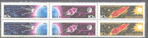 Russia 2732 MNH bl.of 6 Space SCV7.50