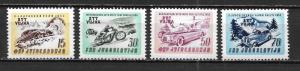 Trieste B Yugoslavia 79-82 Automobile Motorcycle Races set MNH