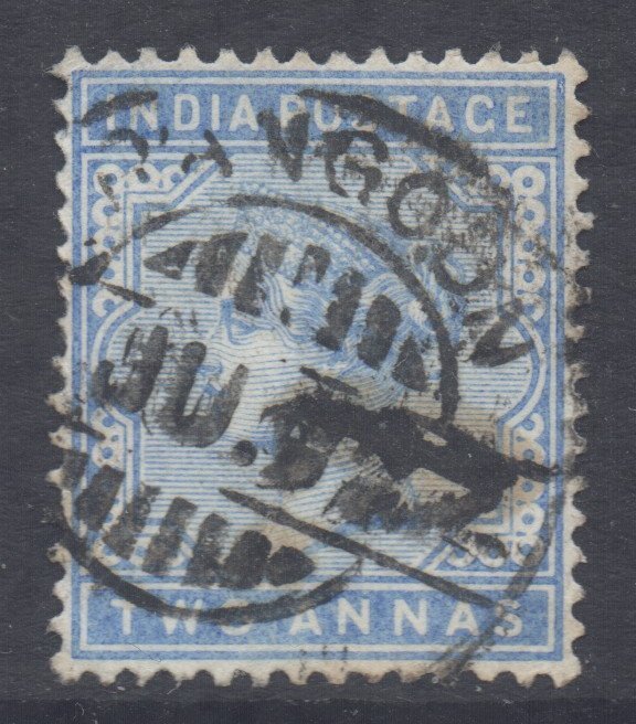 B*rm* (India Used in Rang**n) Scott 40 - SG92, 1882 Victoria 2a used