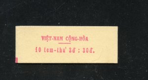 VIETNAM SCOTT  #290Ab COMPLETE UNEXPLODED BOOKLET AS ISSUED MINT NEVER HINGED