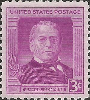 # 988 MINT NEVER HINGED SAMUAL GOMPERS