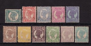 QUEENSLAND 1897 QV set ½d TO 2/- SPECIMEN BECHUANALAND ARCHIVES UNIQUE!