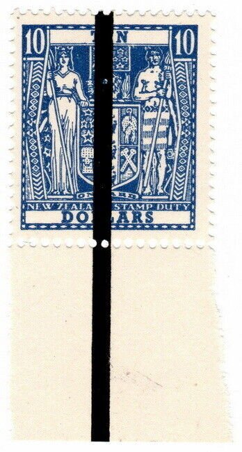 (I.B) New Zealand Postal : $10 Ultramarine (PO Training School) SG F222