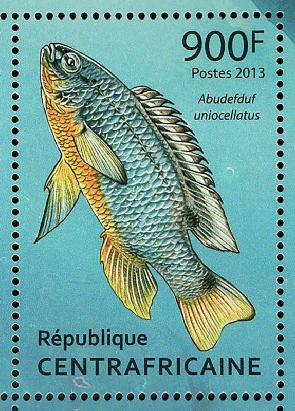 Tropical Fishes Stamp Halichoeres Trimaculatus Stethojulis Casturi S/S MNH #4196 