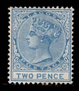 MOMEN: LAGOS SG # 18 1882 CROWN CA MINT OG H £200 LOT #69072*