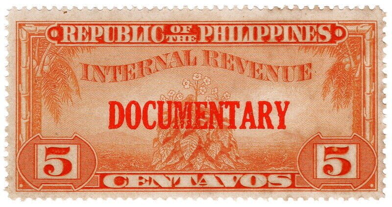 (I.B) Philippines Revenue : Documentary 5c 