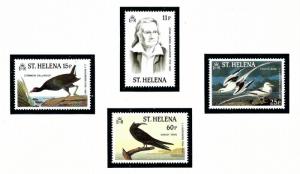 St Helena 438-41 MNH 1985 Audubon Issue (Birds)