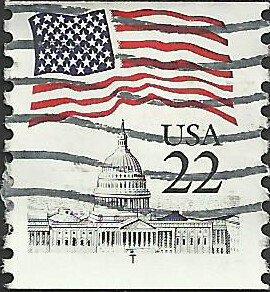 # 2115c USED FLAG OVER CAPITOL DOME