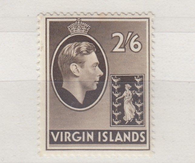 British Virgin Islands KGVI 1938 KGVI 2s 6d Chalky Paper SG118 MLH J1578