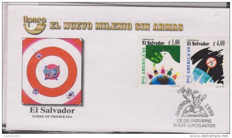 RO) 1990 EL SALVADOR, AMERICA UPAEP, THE NEW MILLENNIUM WITHOUT WEAPONS 