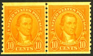U.S. #703 MINT PAIR OG NH