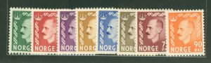 Norway #345-52 Mint (NH) Single (Complete Set)