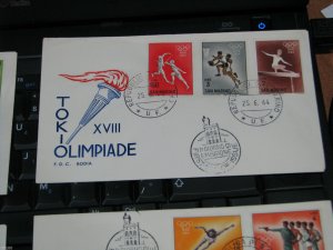 San Marino 1964 Tokyo Summer Olympics FDC 