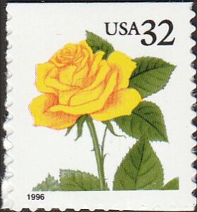 # 3049 MINT NEVER HINGED ( MNH ) YELLOW ROSE