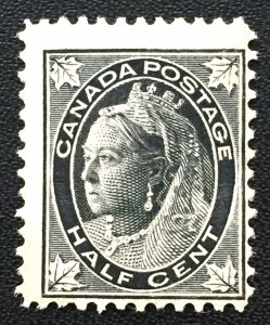 CANADA 1897-98 QV Mable Leaf issue ½c MLH SC#66 C3687
