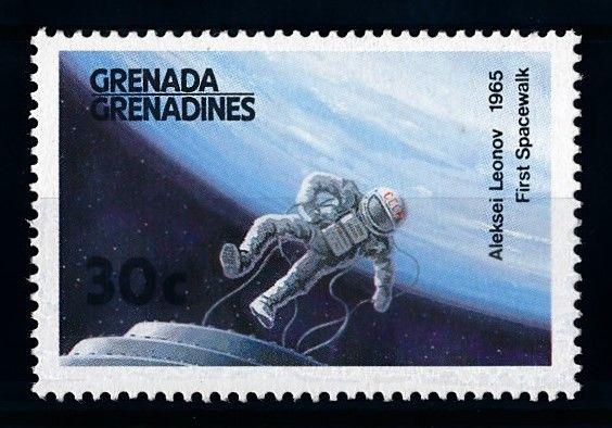 [66142] Grenada Grenadines 1987 Space Weltraum First Spacewalk From Set MNH