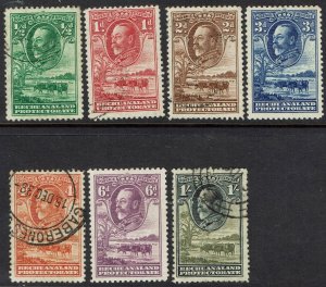 BECHUANALAND 1932 KGV CATTLE ½D TO 1/- USED