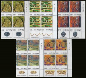 Israel Scott 611-615 Mint never hinged.