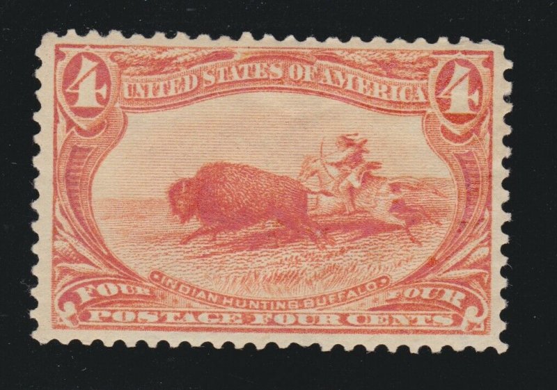 US 287 4c Trans-Mississippi Mint VF OG H SCV $110