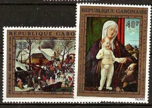 Dime Auction. Gabon c132-c133 m