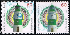 Germany, Sc.#3172-3 used Lighthouse Schleimunde