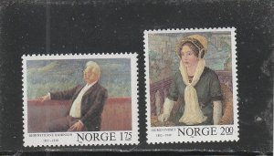 Norway  Scott#  810-811  MNH  (1982 Paintings)