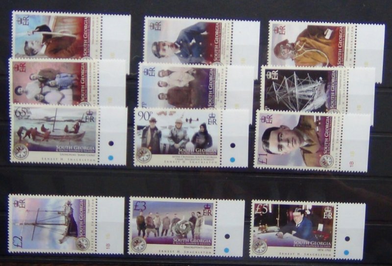 South Georgia 2009 Ernest H Shackleton Commemoration set to £5 MNH