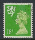 GB Scotland  SG S60a SC# SMH36 Used  Machin 18p  see details