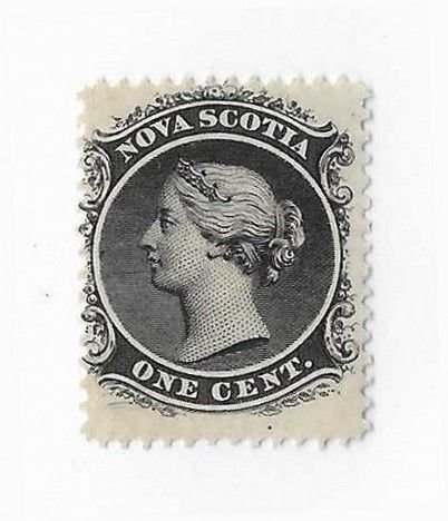 Nova Scotia Sc #8a 1c on white paper OG FVF